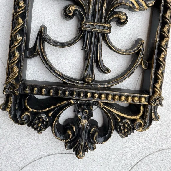 VINTAGE MCM Homco Flower Wall Plaque - Picture 5 of 8